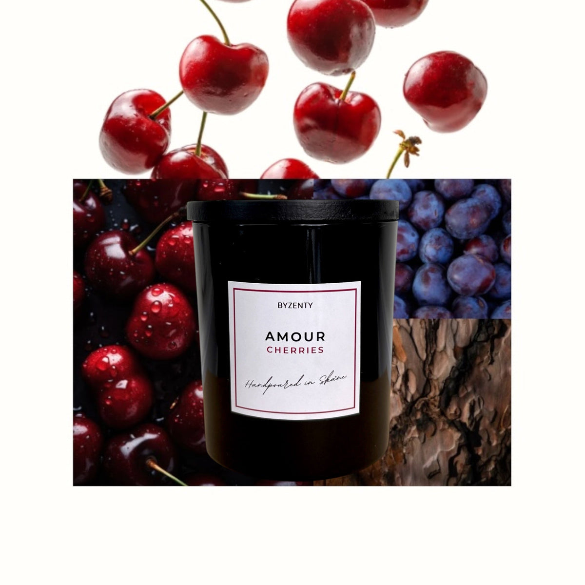 Amour Cherries Scented Candle