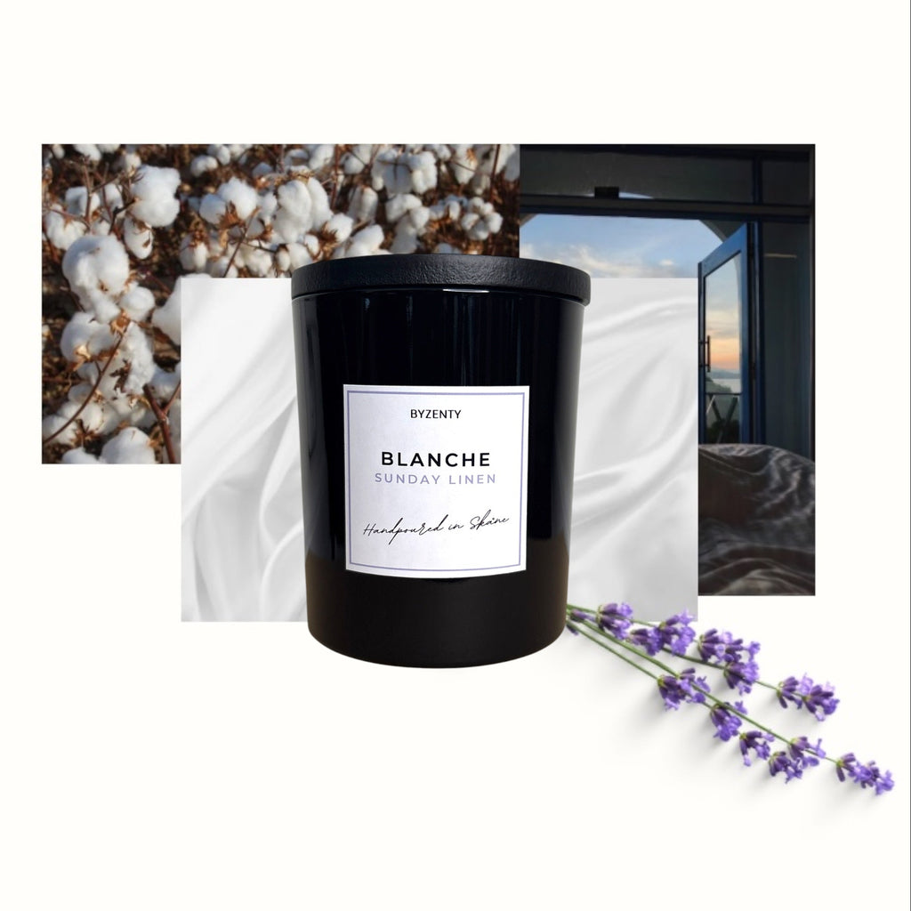 Blanche Sunday Linen Scented Candle