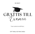 Personalised Grattis till Examen Scented Candle