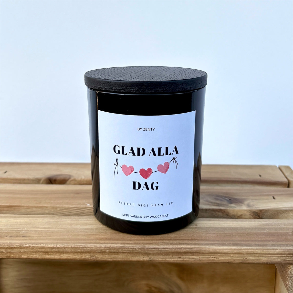 Personalised Age gets better with wine Scented Candle