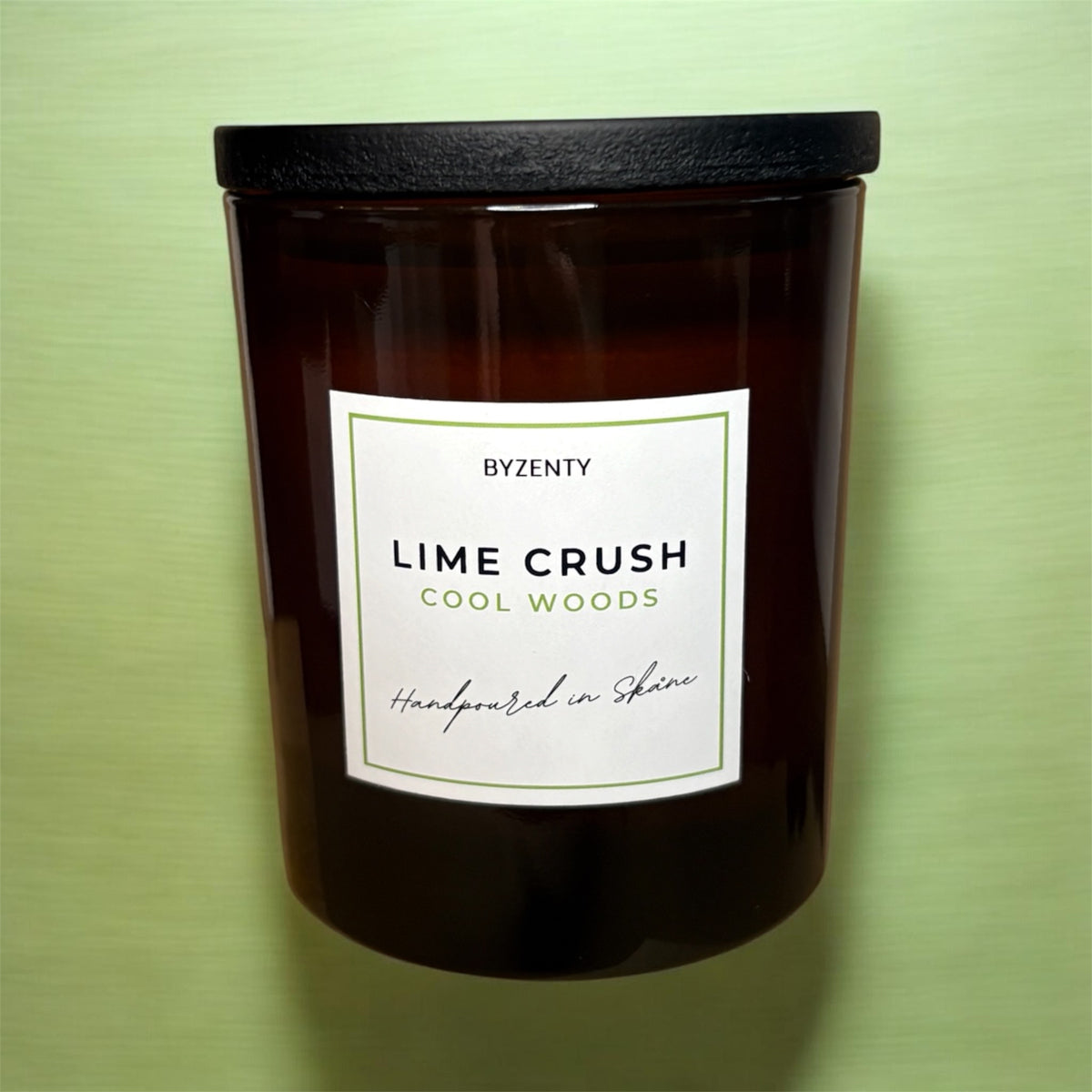 Lime Crush Cool Woods Scented Candle