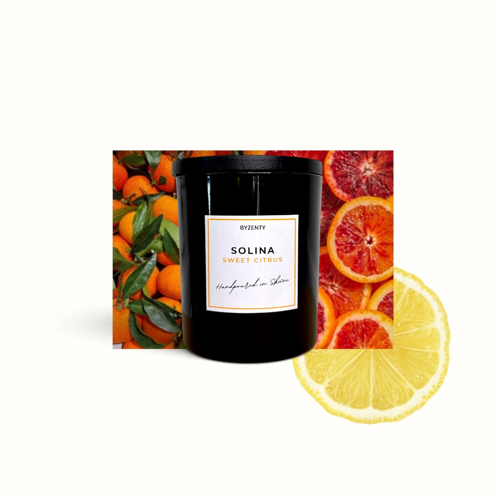 Solina Sweet Citrus Scented Candle