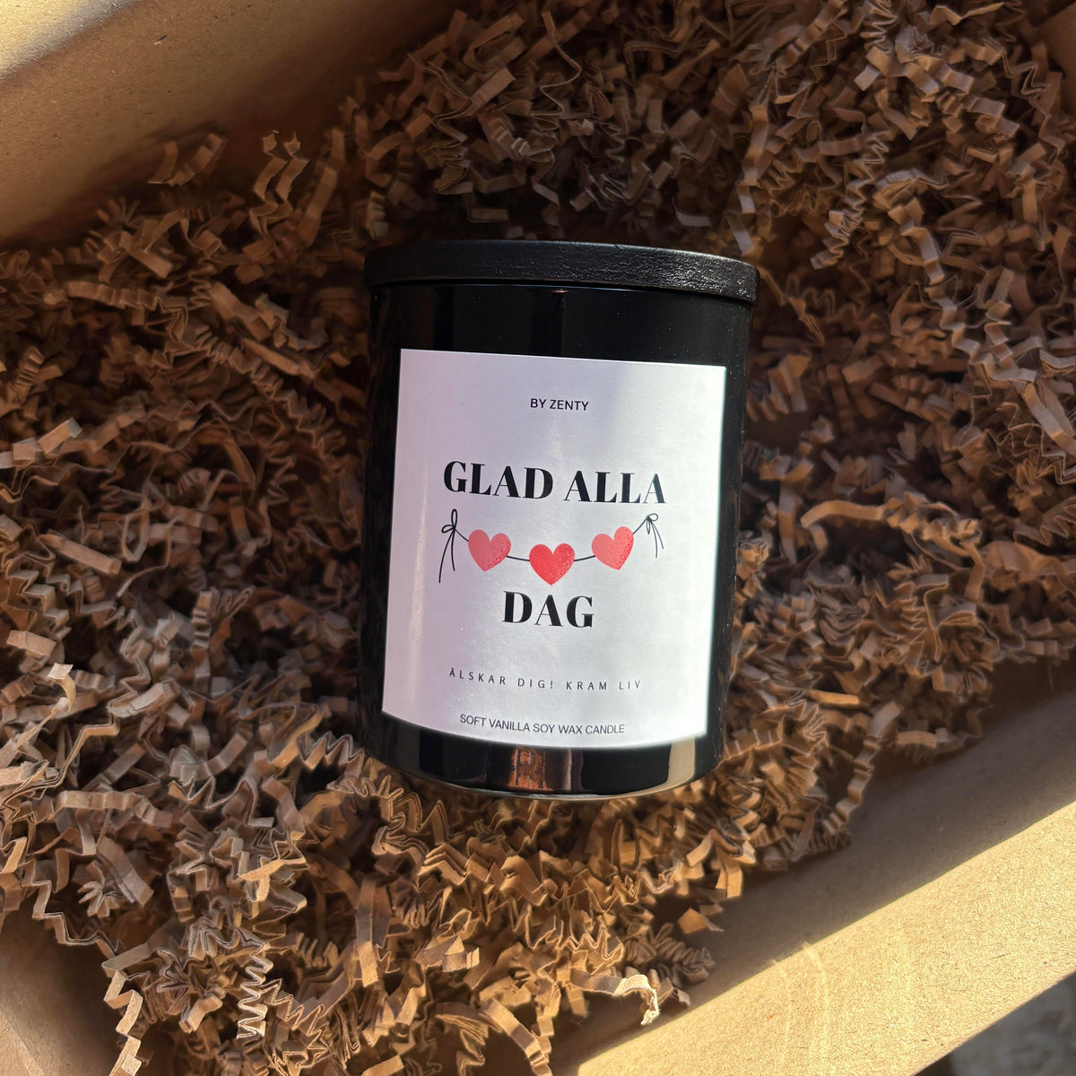 Personalised Age gets better with wine Scented Candle